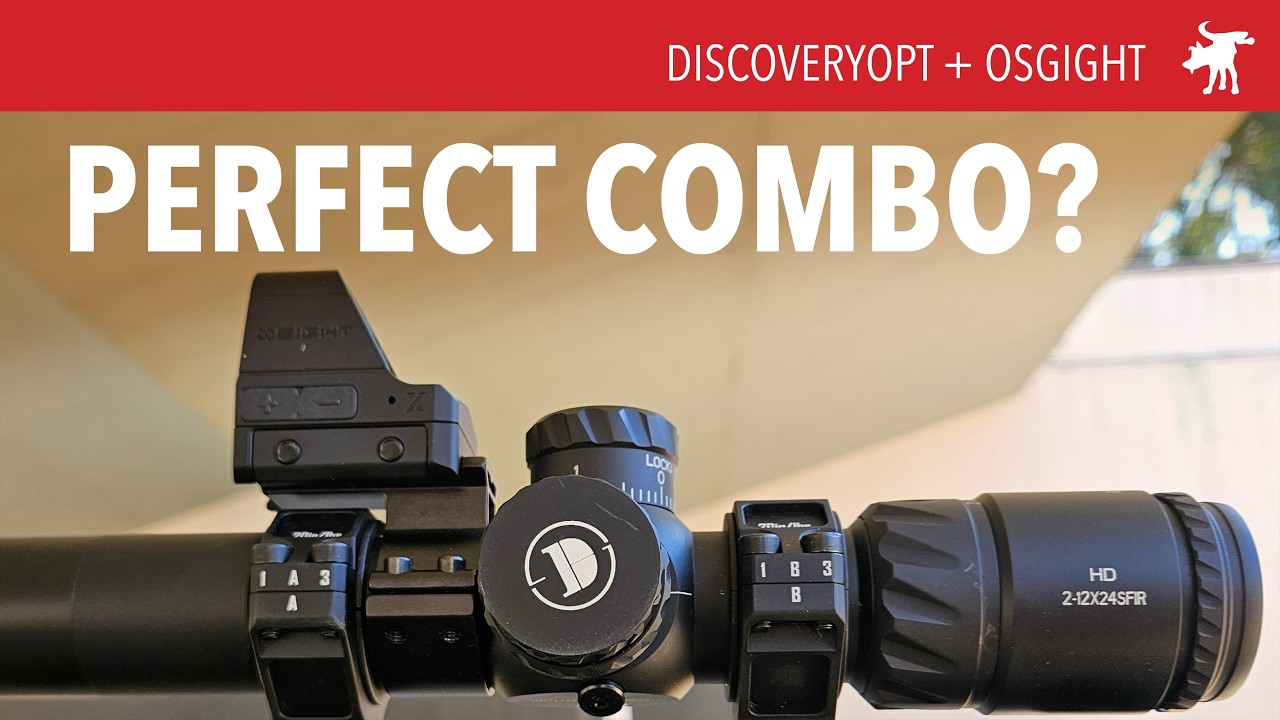 Best Red Dot MPVO combo: OSight X + Discovery Optics HD 2-12x24