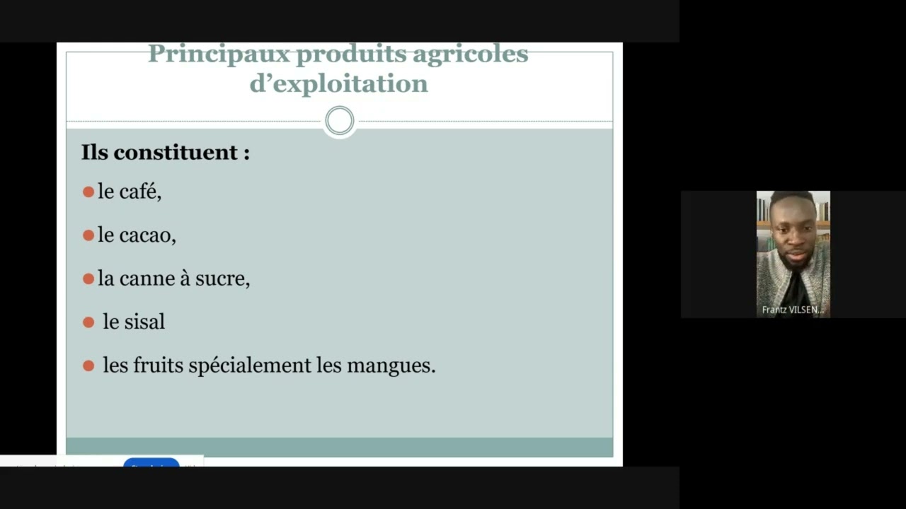 Analyse du secteur agricole Haitien