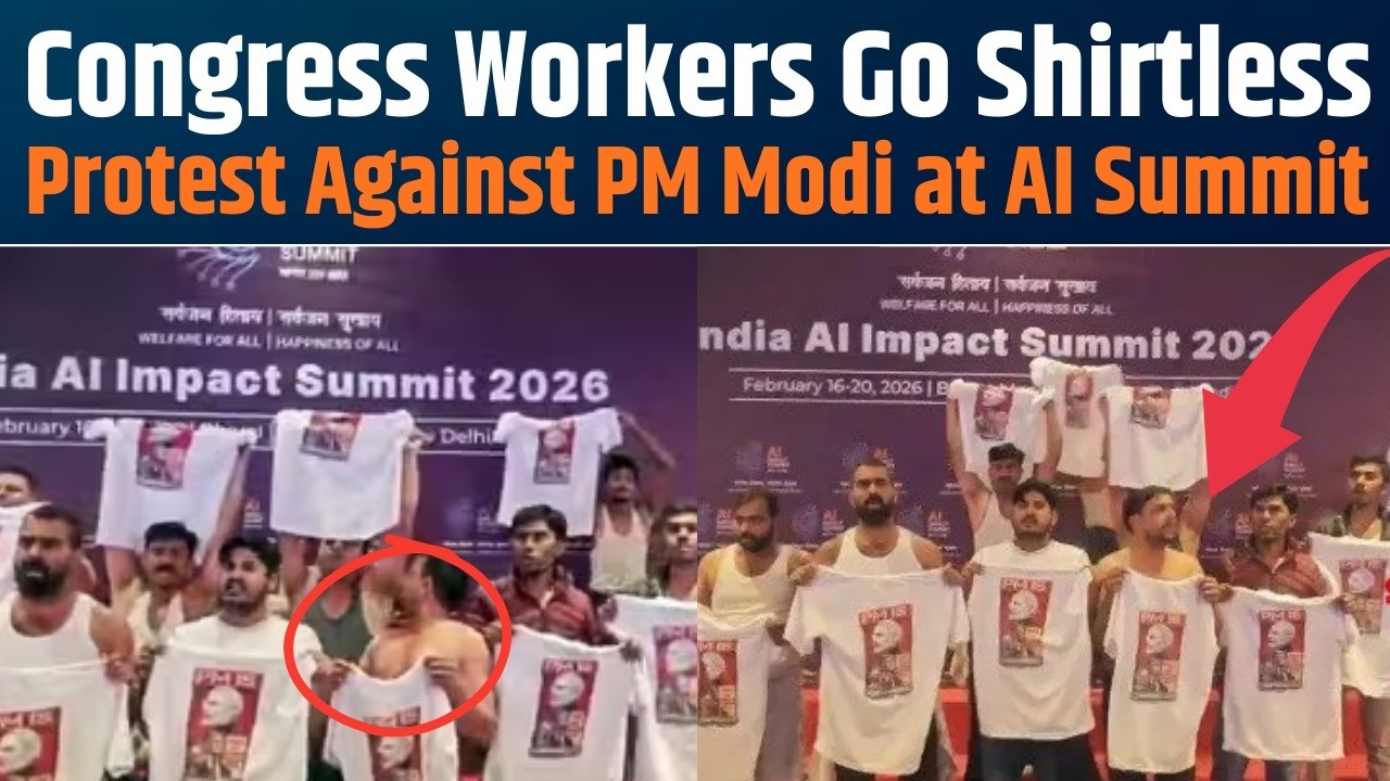 National Shame at Global AI Summit | Congress Disrupts India&rsquo;s Global Image #RahulShamesIndia