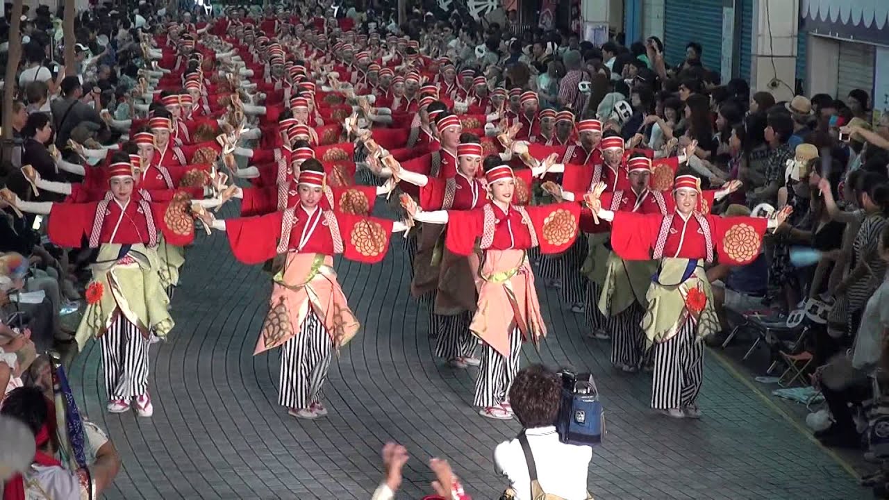 ほにや　第61回よさこい祭り　全国大会　帯屋町会場　2014年8月12日