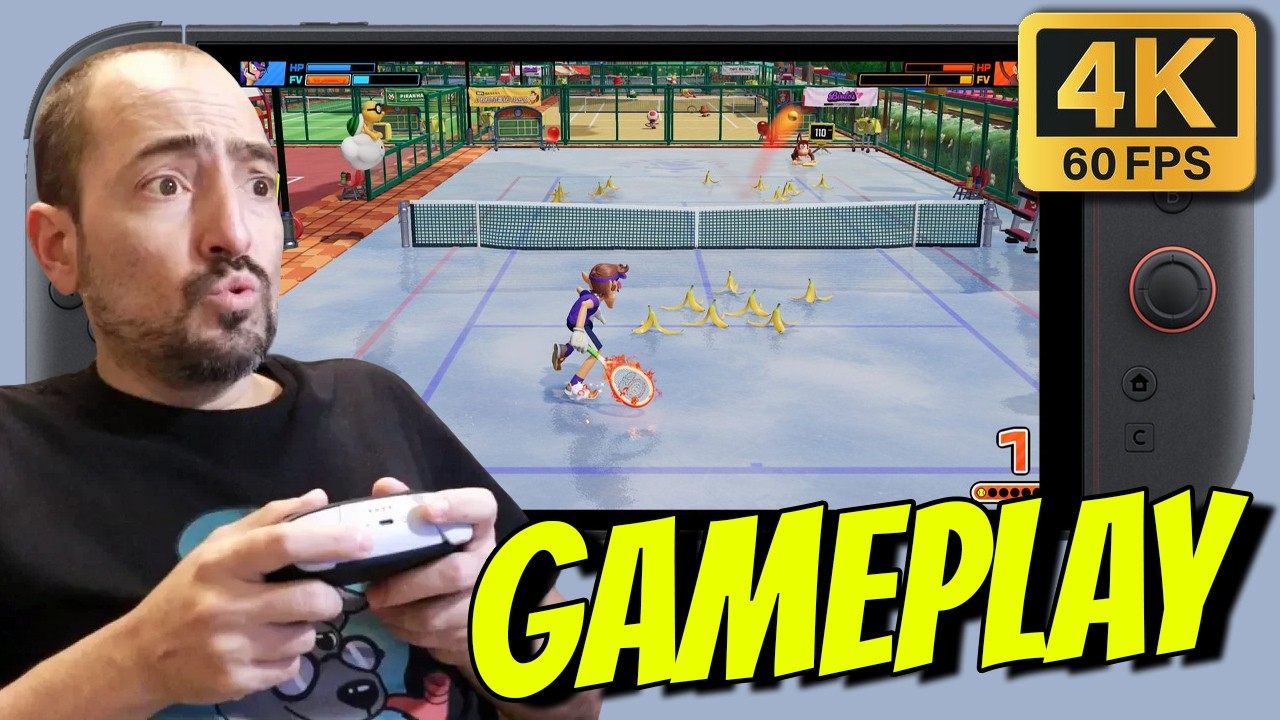 BOLA NA CARA E GRITARIA! MARIO TENNIS FEVER EM 4K E 60FPS