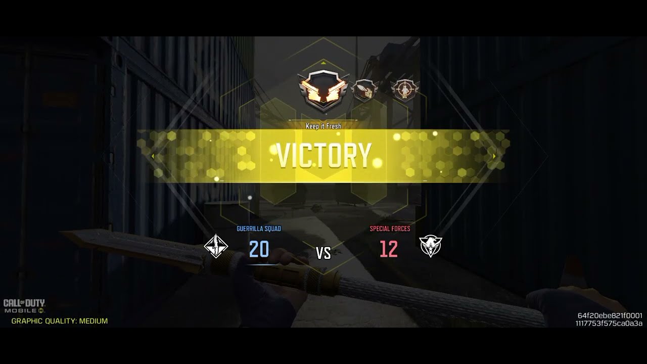 I got mvp best gameplay of Call of duty mobile 
