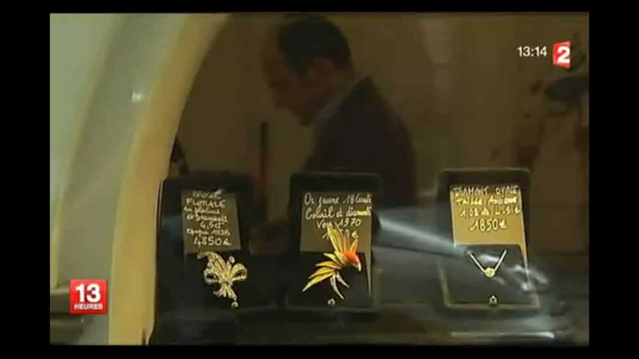 achat or paris Bijouterie Jean-Marc Bottazzi au JT de 13 H sur France 2.