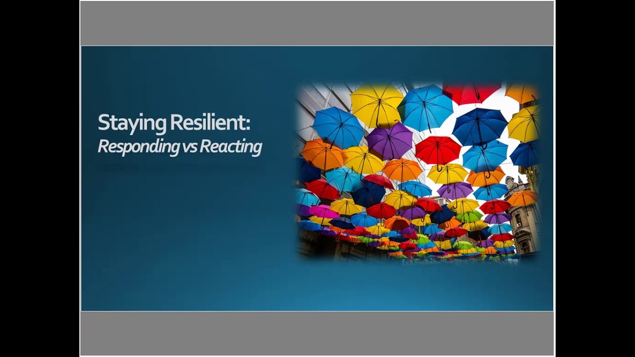 Building and Sustaining Personal and Professional Resilience