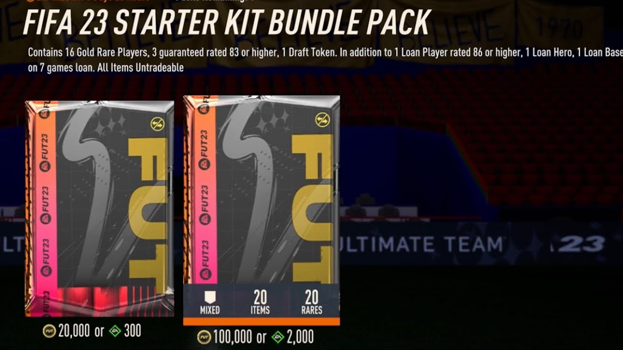 Fifa 23 starter kit bundle pack