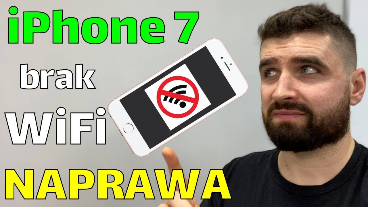 iPhone 7 szare WIFI brak zasięgu POPRAWKA po innym serwisie ||| TERMOWIZJA