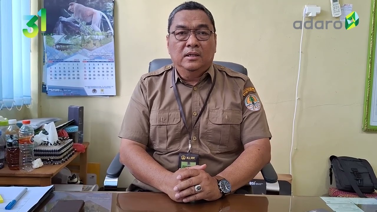 Ucapan HUT PT. Adaro ke-31 - BKSDA Kalimantan Selatan