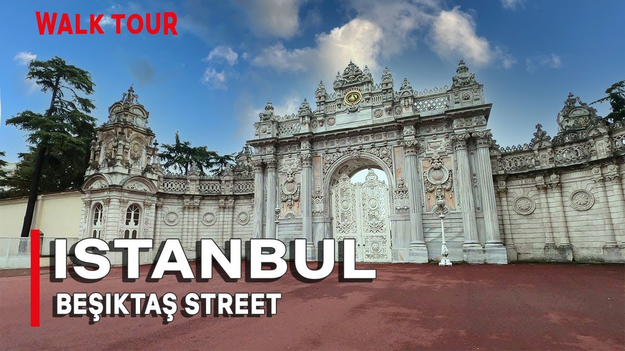 Turkey Istanbul Beşiktaş Street Vodafone Park Stadium  Walk Tour 10 October 2021 |4k UHD 60fps