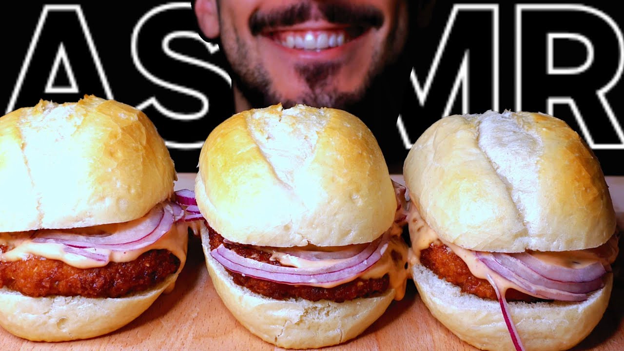 ASMR SELFMADE BIG MAC SAUCE BURGERS (EATING SOUNDS) NO TALKING MUKBANG