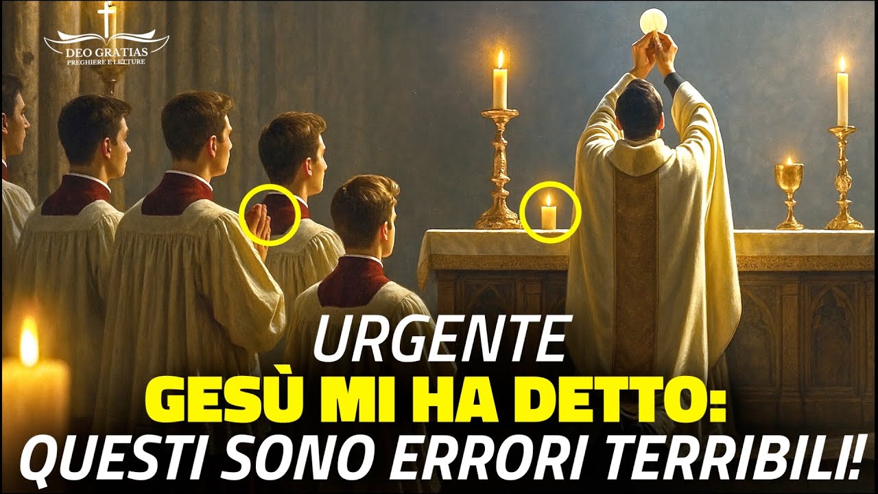 URGENTE: Gesù ha rivelato a Catalina Rivas tutti gli errori che commettiamo durante la Messa!