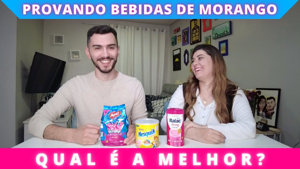 Provando “Achocolatados” de Morango | ALGUM DELES É BOM?