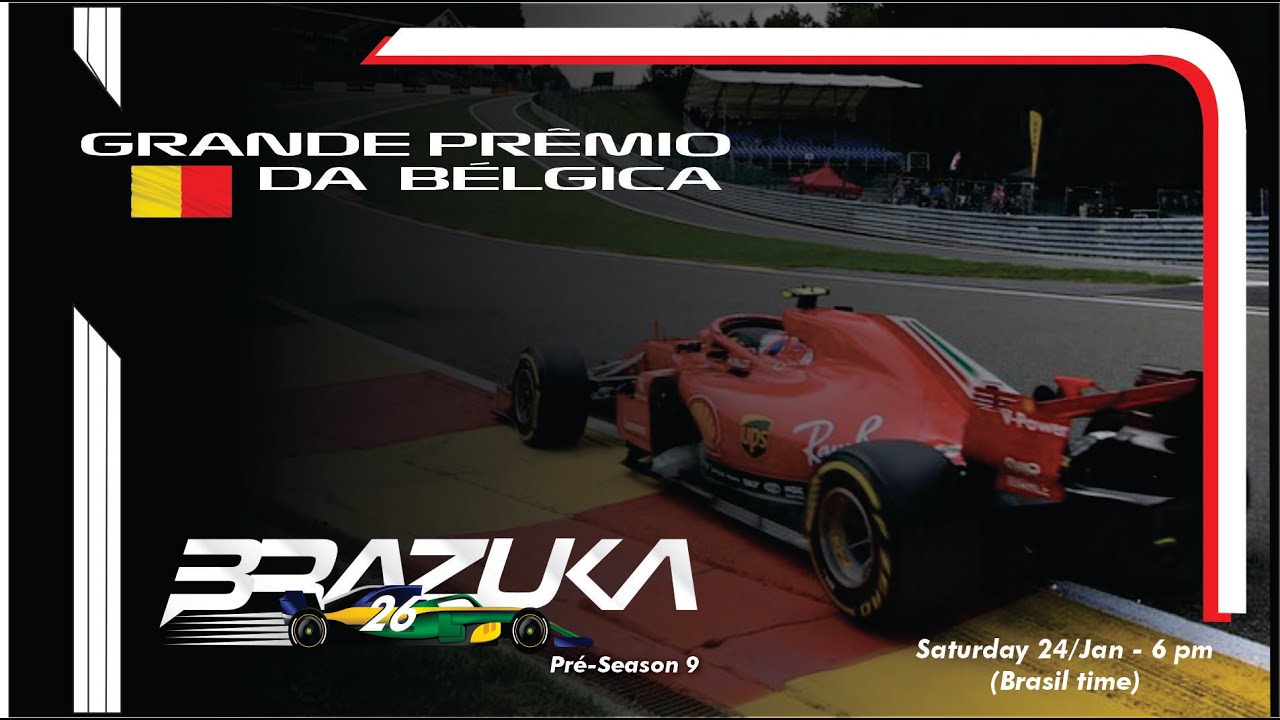 BRAZUKA F1 | PRE-SEASON 9 - ETAPA 03 | GP DA BÉLGICA