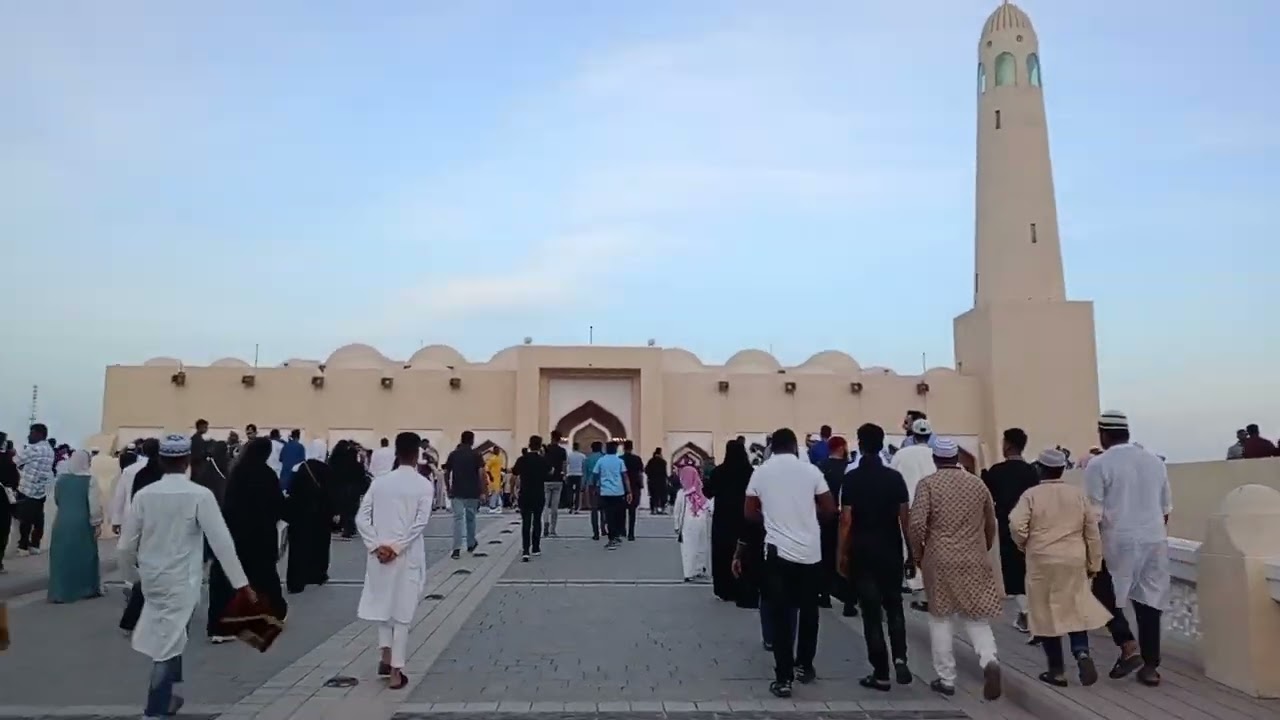 Eid UL Fitar 2024 Prayer in Qatar,Imam Muhammad Bin Abdul Wahhab Mosque