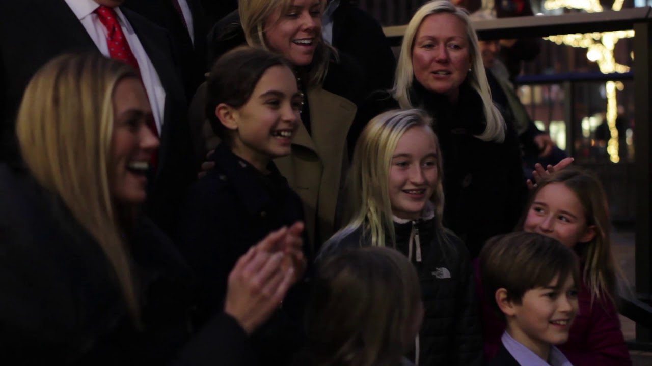 NYC Christmas Celebration Flash Mob