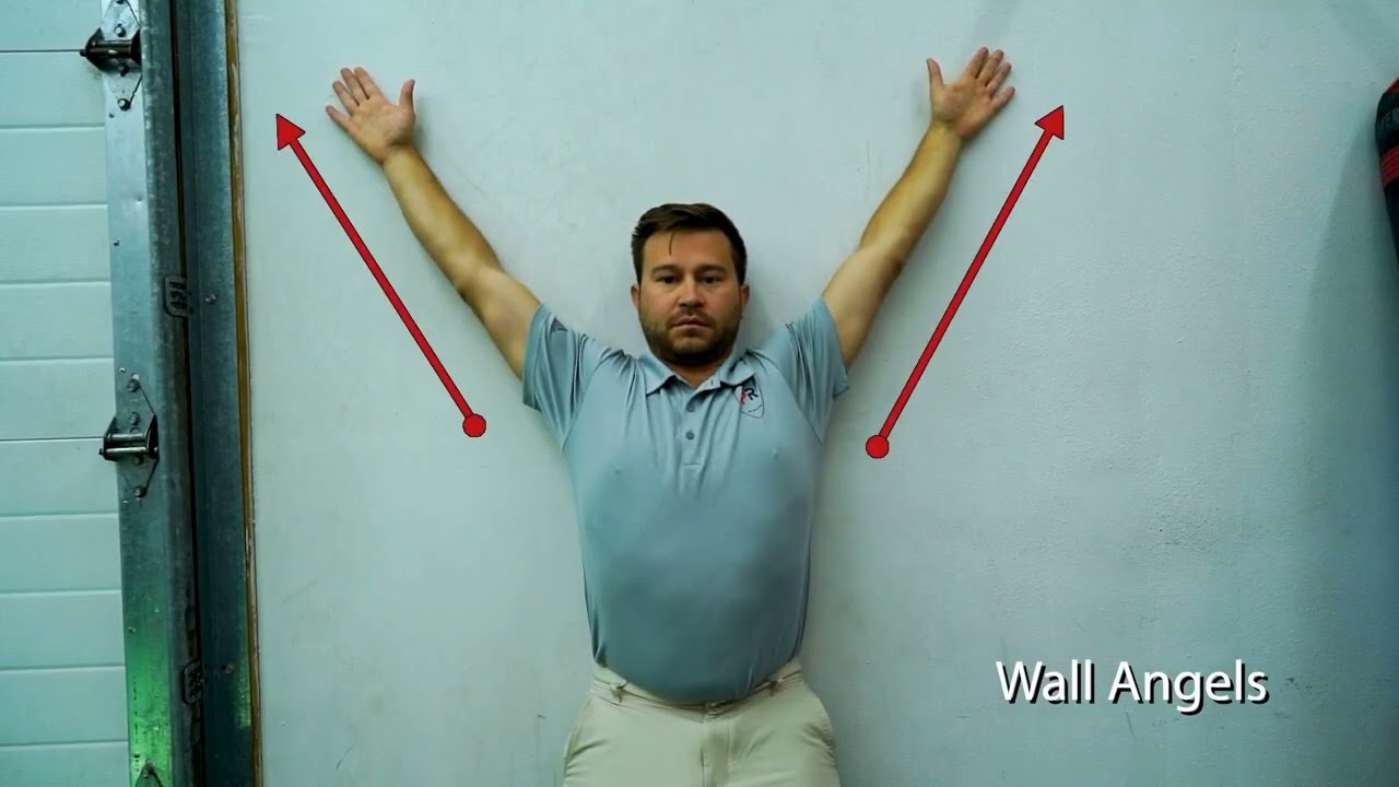 Postura perfecta desde la pared | Wall Angels para hombros y espalda