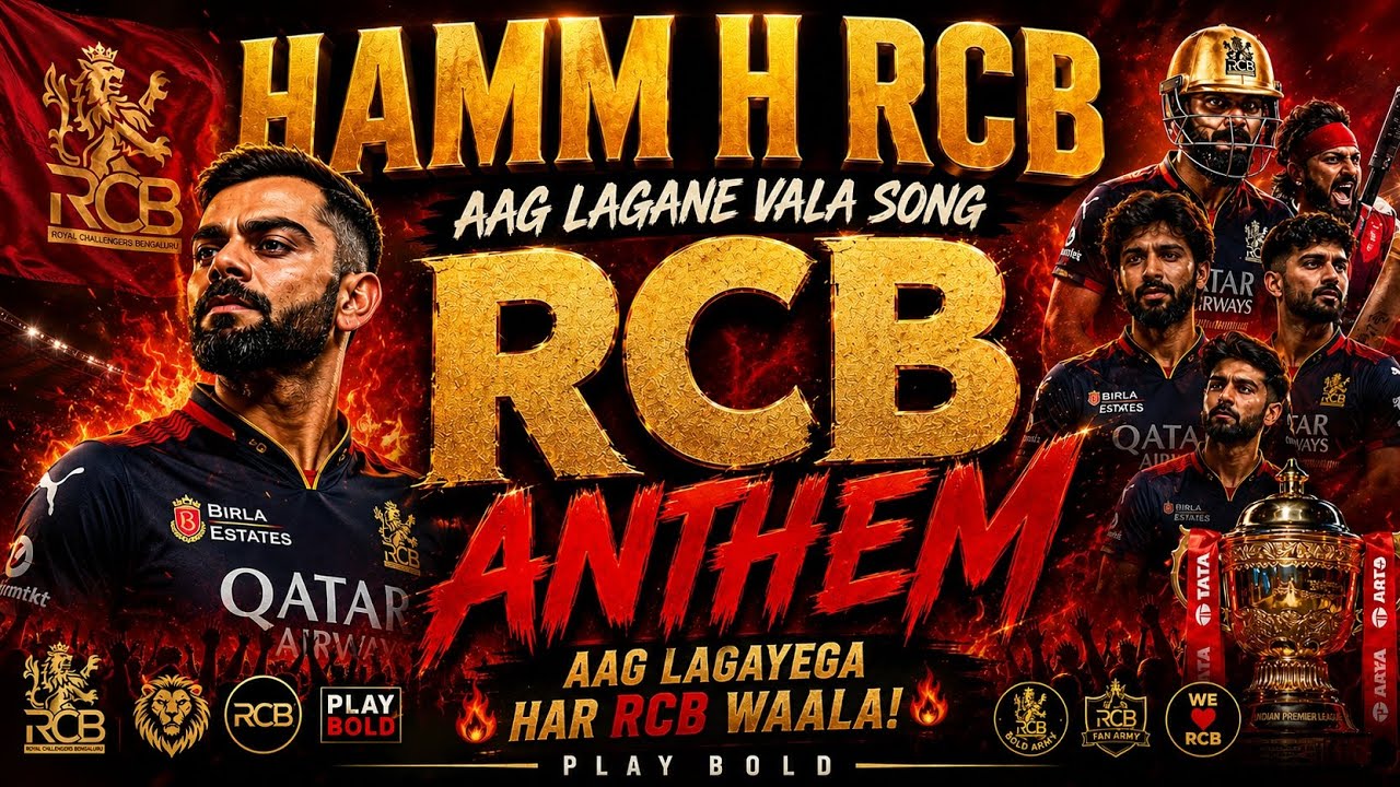 HAM HAIN RCB! 🔥 RCB Fan Anthem 2026 |Every RCB Fan's Heartbeat! New RCB Song | King Kohli & Team