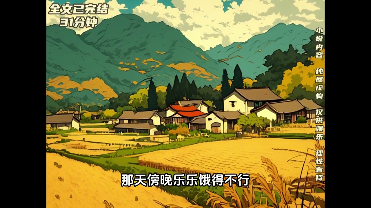 一更到底，全长31分钟，#一口气系列#文荒小说#爽文#全文完结#芋泥啵啵