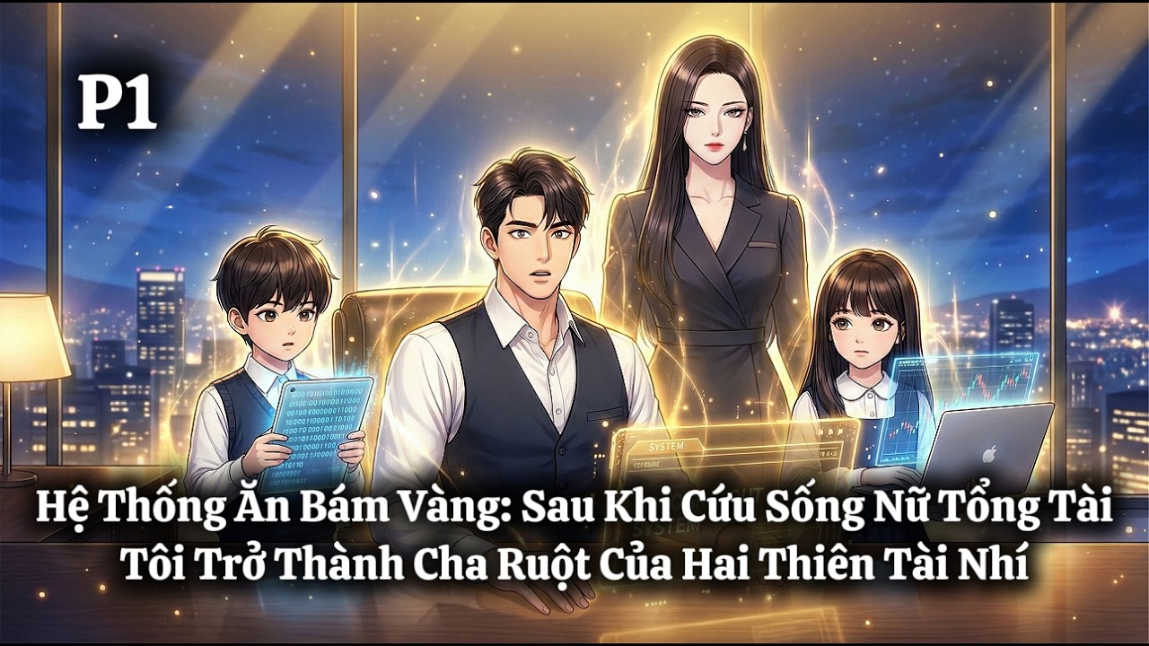 Hệ Thống Ăn Bám Vàng: Sau Khi Cứu Sống Nữ Tổng Tài, Tôi Trở Thành Cha Ruột Của Hai Thiên Tài Nhí P1