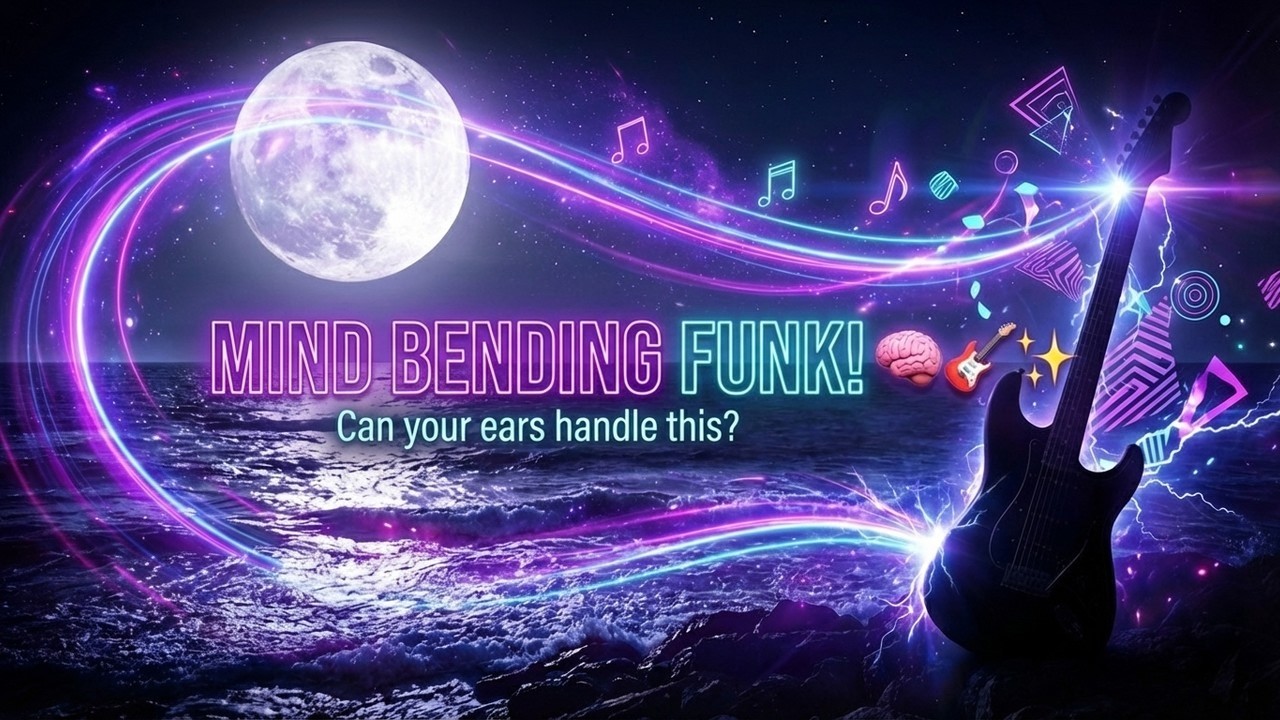 Moonlit Mind-Bending Funk 🌕 | Old School Guitar Groove (Not for Everyone) #phonk #musicarelajante