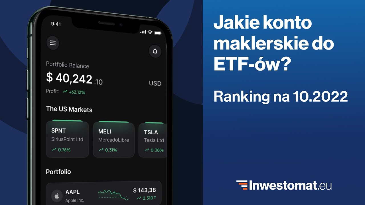 Jakie konto do ETF-ów? Ranking kont maklerskich do inwestowania