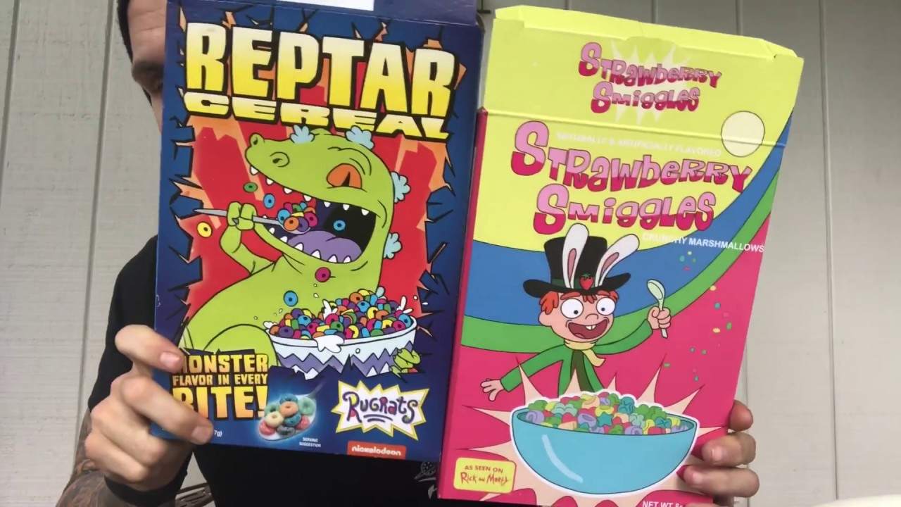 Fun Size Review: FYE's Reptar Cereal & Strawberry Smiggles