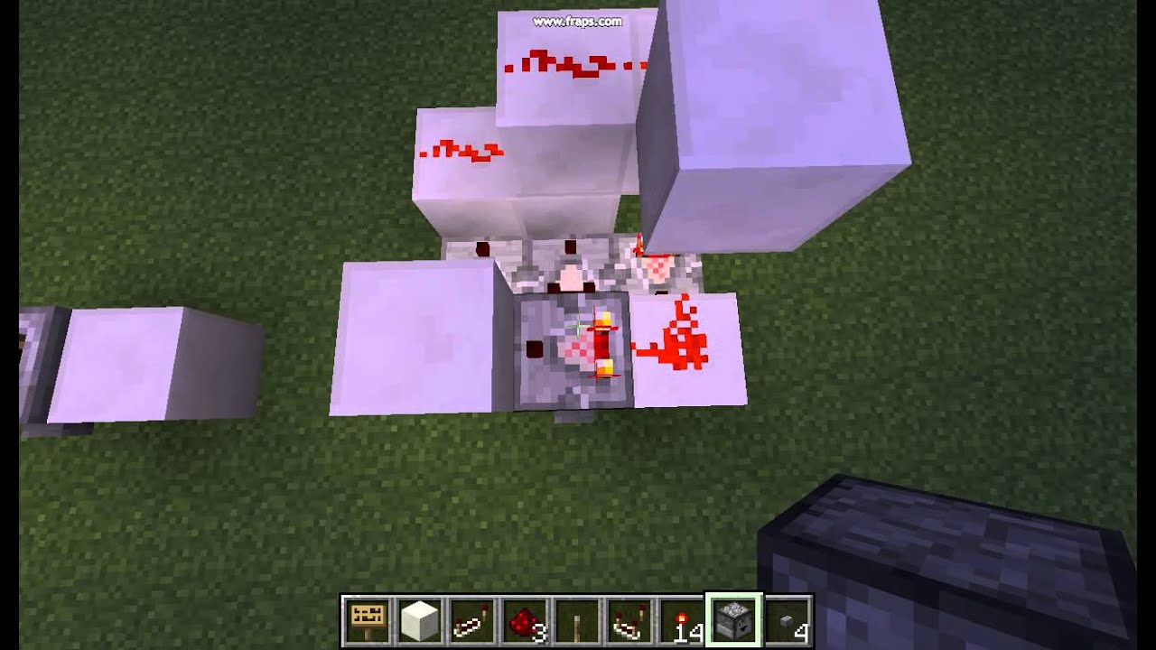 minecraft redstone button clock
