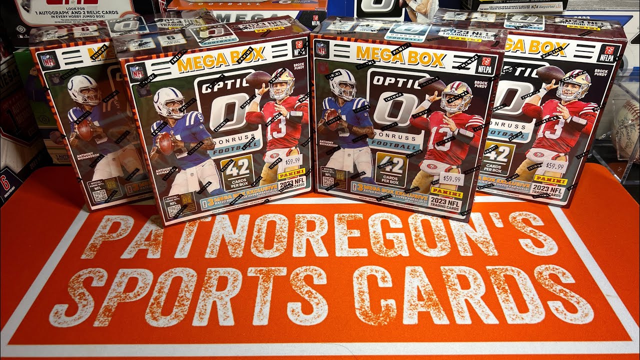 World Premier Opening! 2023 Optic Football Mega Boxes! 1 Auto or Mem, Blue Hypers & Teal Velocity!