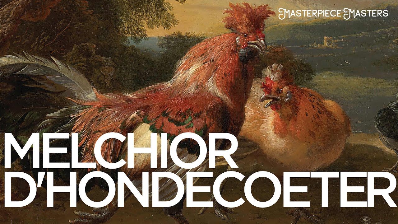 Melchior d'Hondecoeter: An Ode to Nature's Winged Wonders (HD)