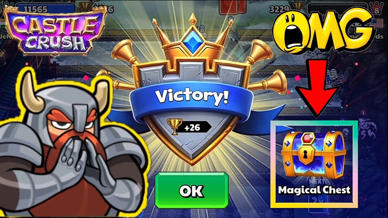 Awesome 🙀 I Got Magical Chest! Castle Crush