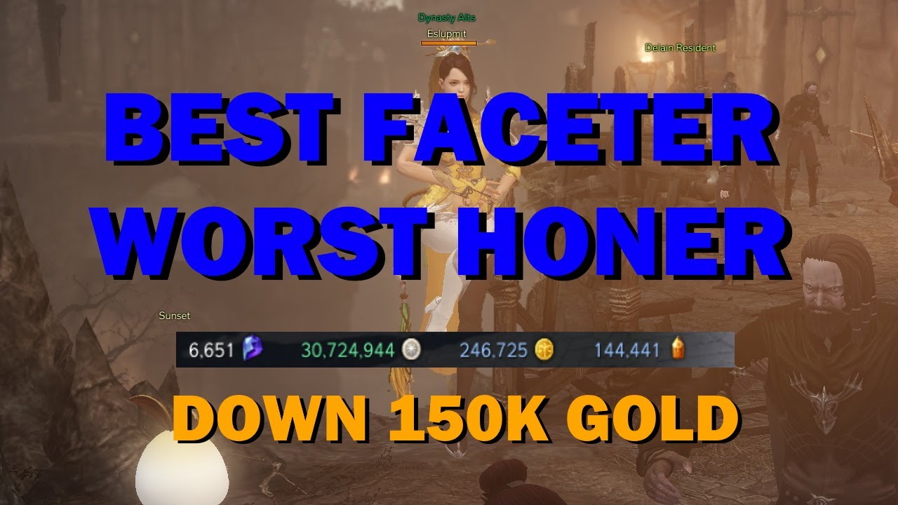 150k GOLD HONING BUT AT LEAST I KNOW HOW TO FACET --- Lost Ark #8