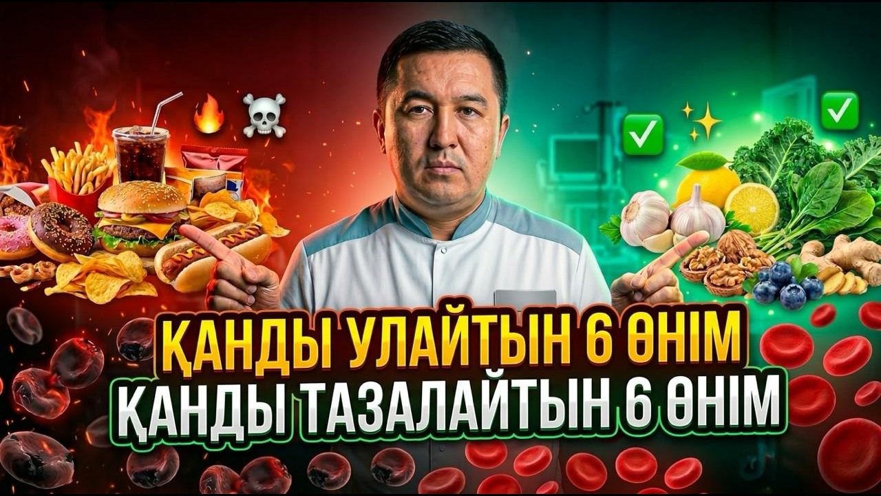 ҚАНДЫ УЛАЙТЫН 6 ӨНІМ — ЖӘНЕ ҚАНДЫ ТАЗАЛАЙТЫН 6 ӨНІМ