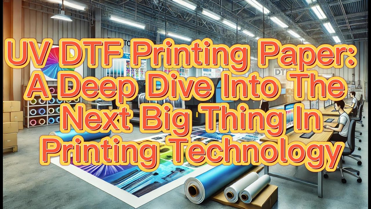 UV DTF Printing Paper: A Deep Dive Into The Next Big Thing In Printing Technology, Made In China