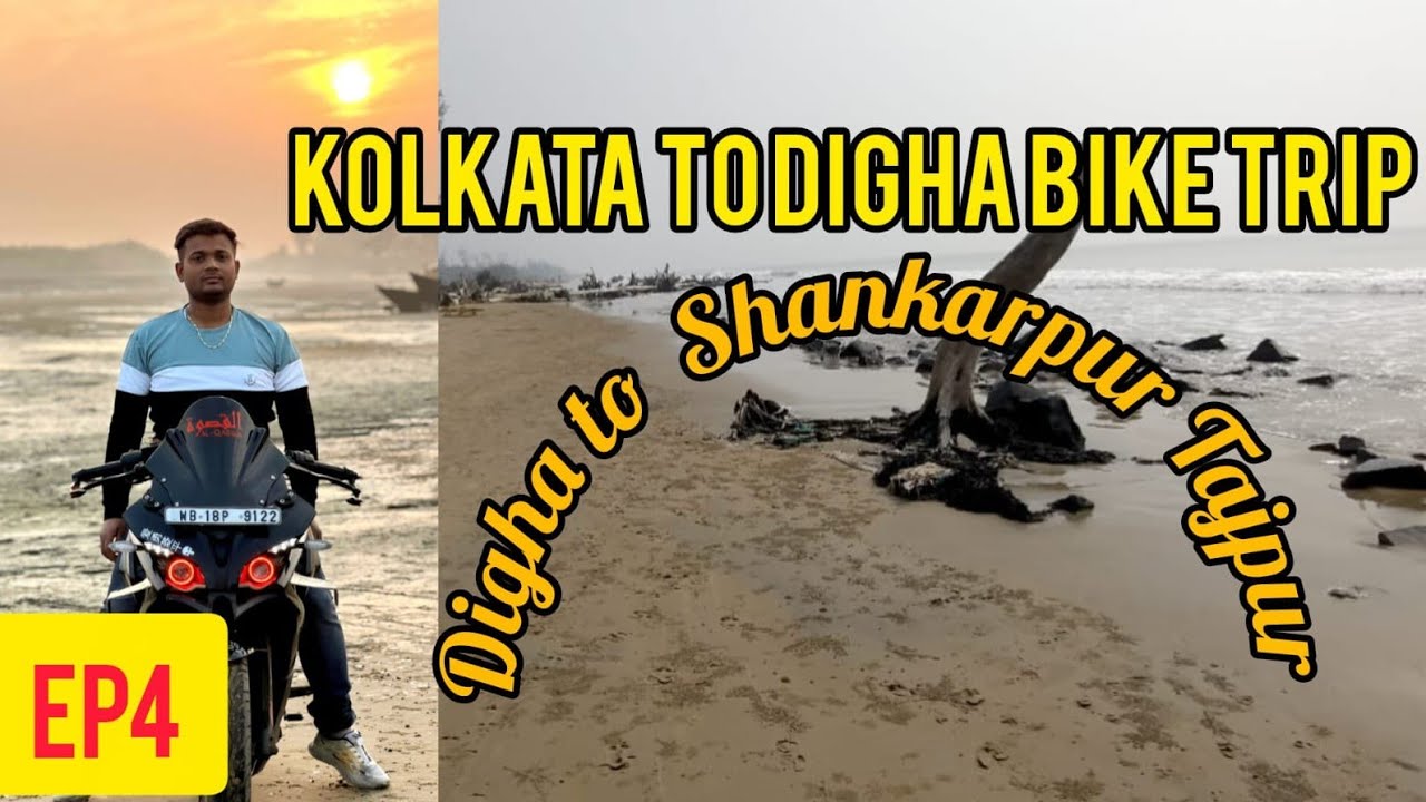 Kolkata to digha bike trip😍|| Episode 4 ||Digha to shankarpur and Tajpur|| Marine drive road||