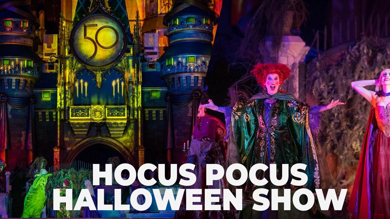 Hocus Pocus Show Walt Disney World 2022 | Halloween Show Disney Orlando | Sanderson Sisters Show
