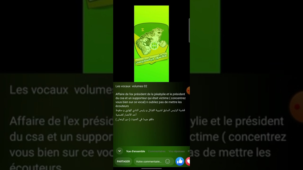 engistrement vocal de ch&eacute;rif mellal incite un supporteur pour faire de la violence !