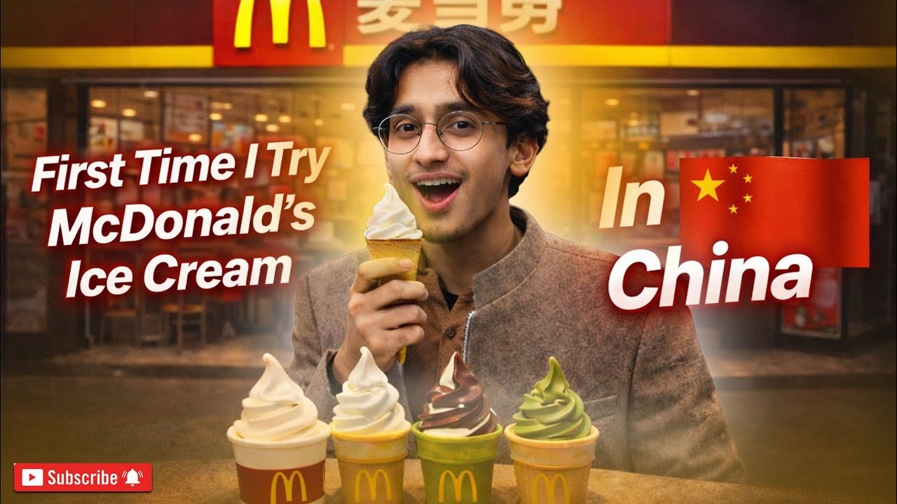Mcdonald's ice cream. Mcdonald's china