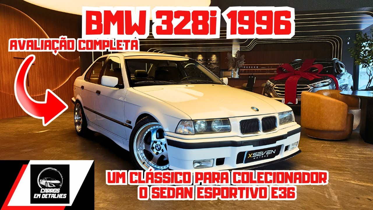 BMW 328i 1996 E36 Serie 3 | Um Clássico Sedan Esportivo com 6 Cilindros e 193 CV 🚘🔥🚀