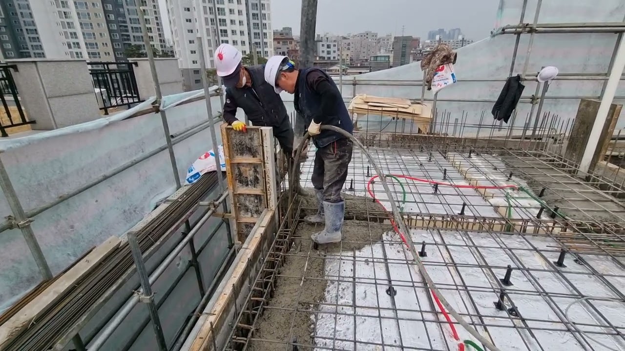 20220324 옥상슬래브 타설