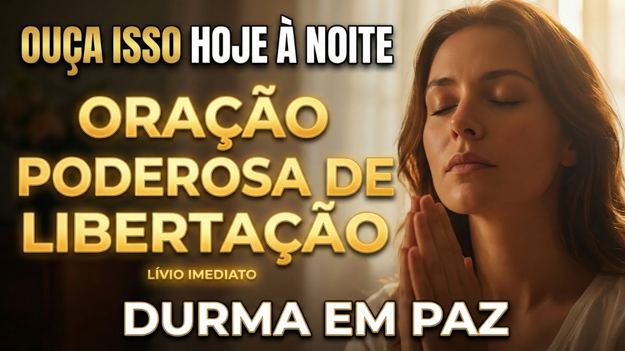 OUÇA ISSO ANTES DE DORMIR: ORAÇÃO PODEROSA DE LIBERTAÇÃO