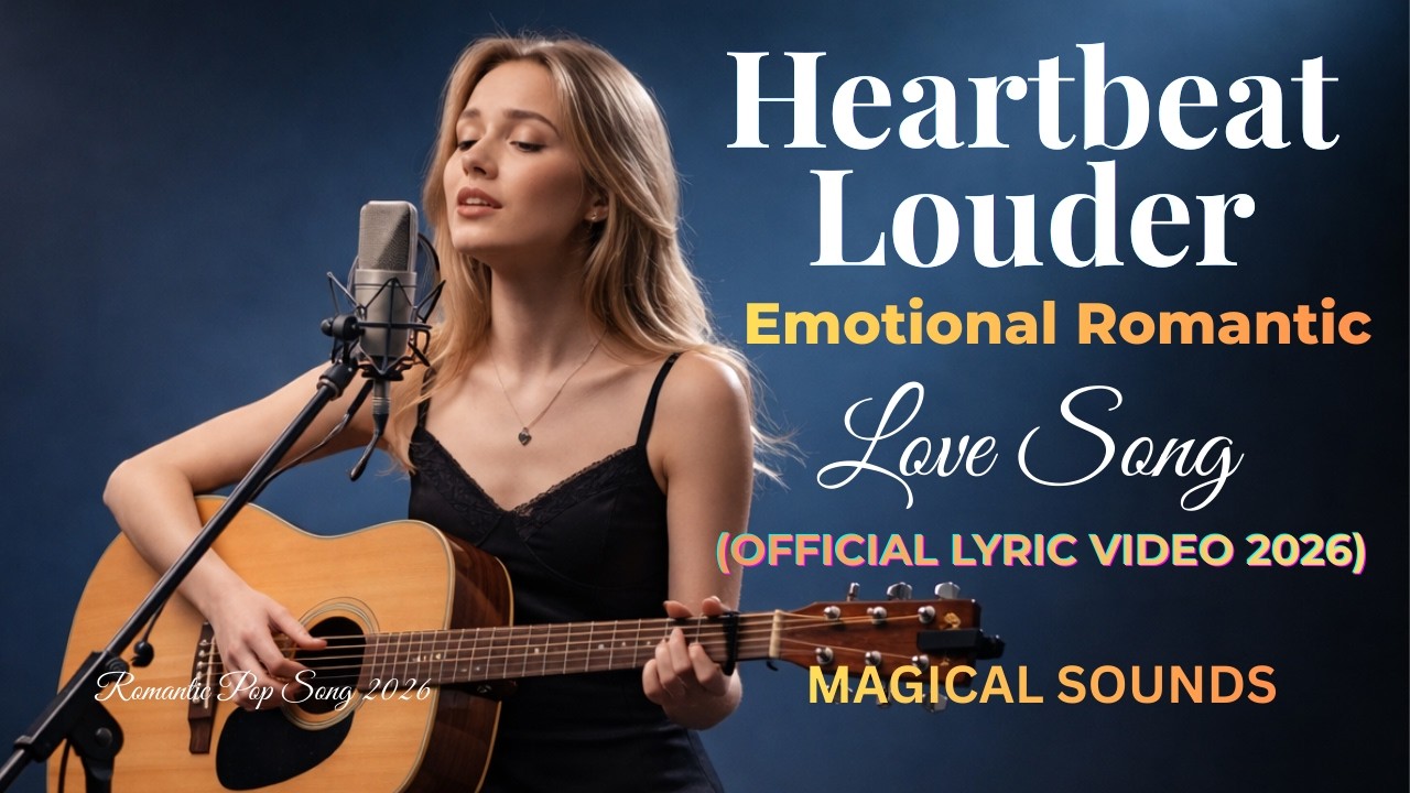 Heartbeat Louder | Emotional Romantic Love Song (Official Lyric Video 2026)