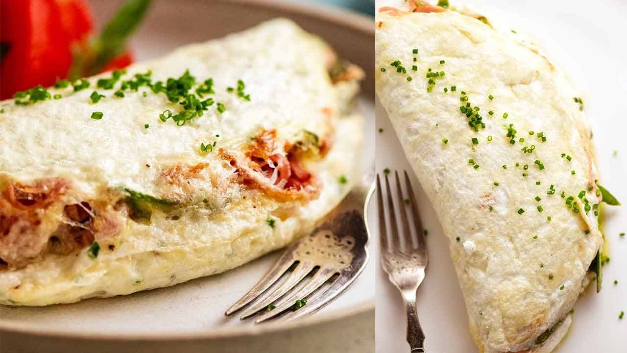 Egg White Omelette (super fluffy souffl&eacute;-style)