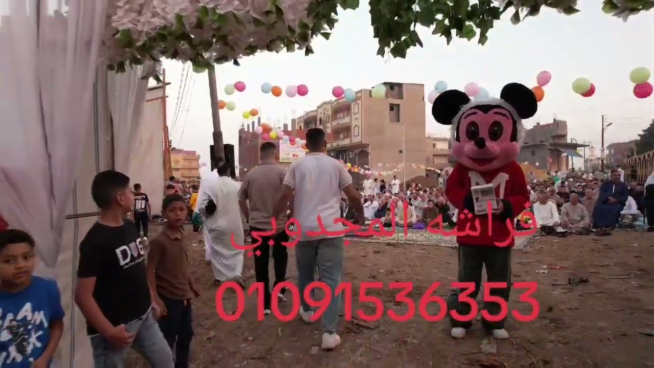 صلاه عيد الاضحى المبارك من قرية سملا فراشه الحاج رضا المجدوبي