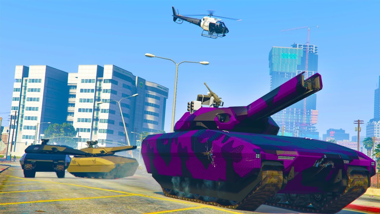 TANKS TAKE OVER THE CITY! *INSANE!* | GTA 5 THUG LIFE #234