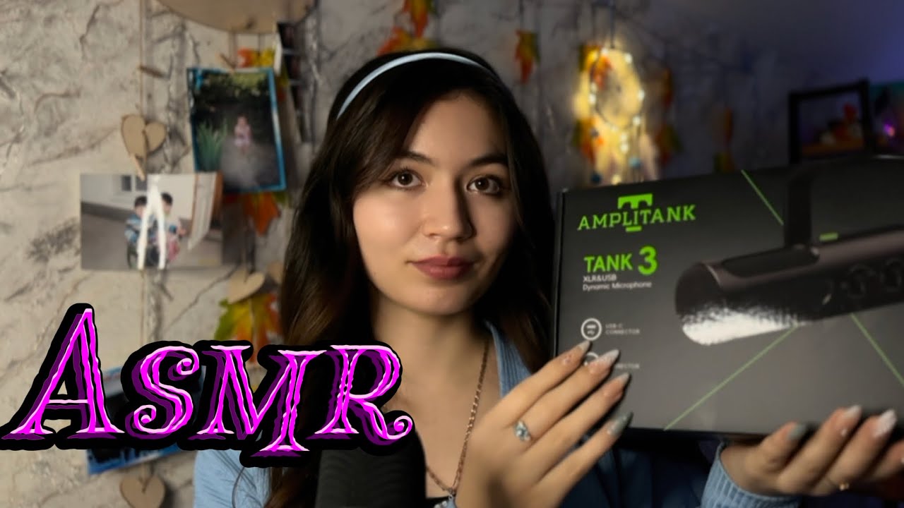 Yangi mikrofon va yangi triggerlar asmr. No talking asmr