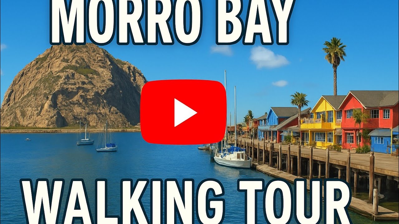 Morro Bay, California Walking Tour | Morro Rock, Embarcadero, Farmers Market & Hidden Gems