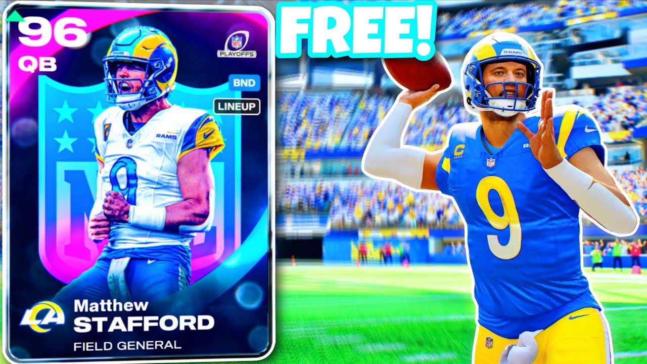 *БЕСПЛАТНО* Мэттью Стаффорд с рейтингом 94 — неудержим в Madden 26 Ultimate Team! ОБЯЗАТЕЛЬНО К П...