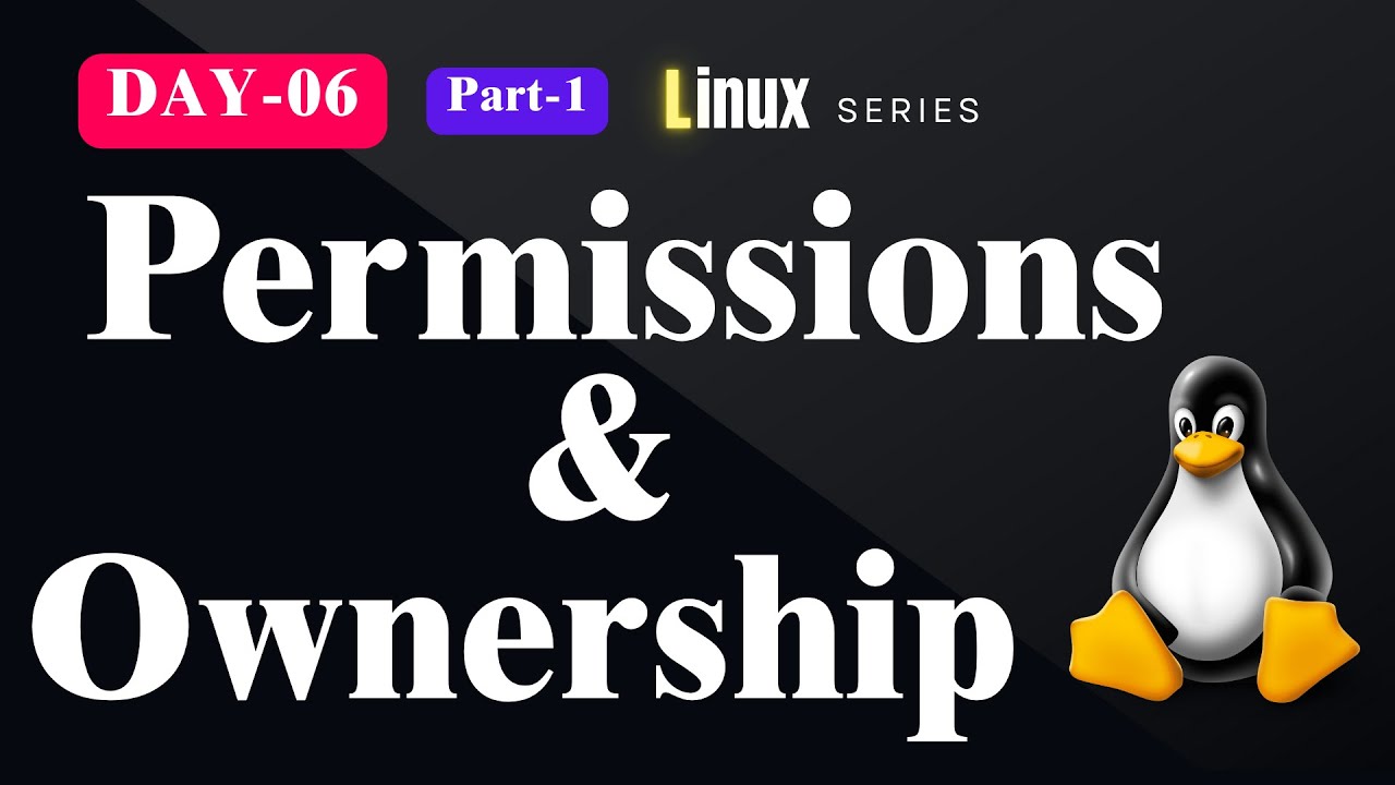 Day‑6 Linux Tutorial for Beginners : Permissions & Ownership | DevOps | DevSecOps | AI Engineer 2025