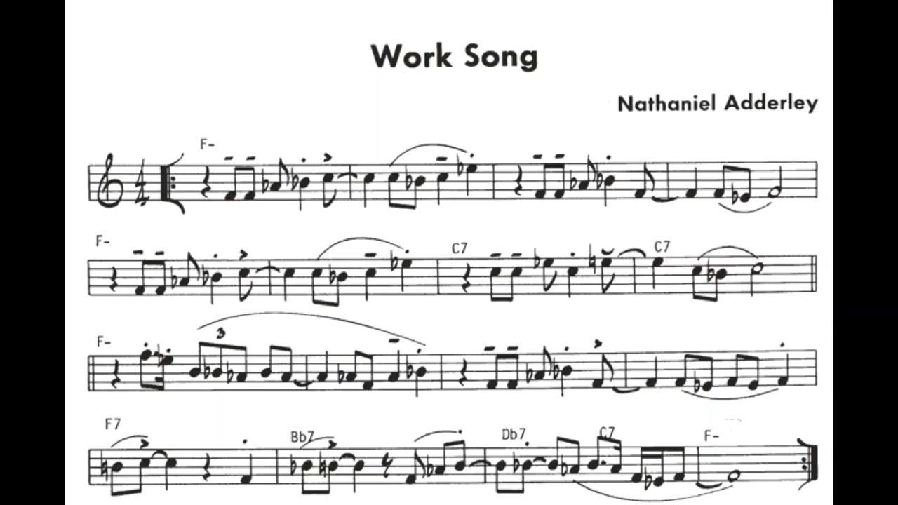 Work song  backing track (fast)
