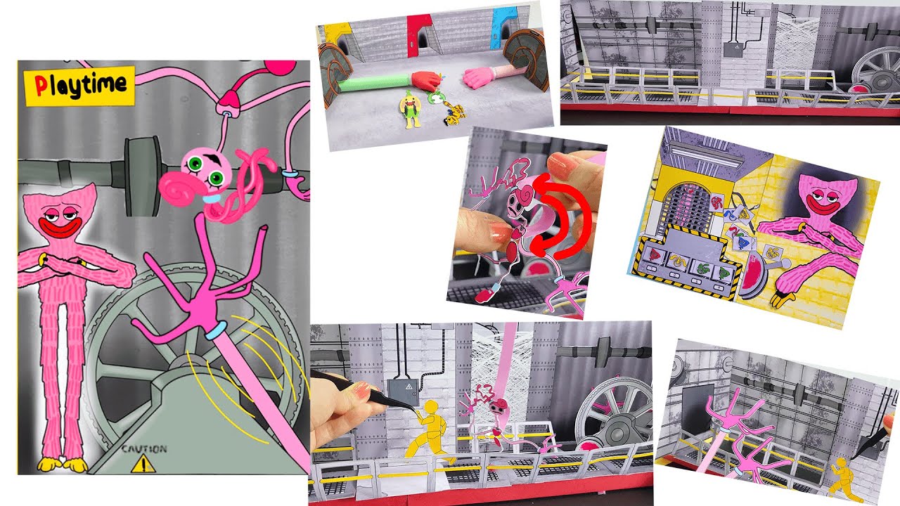 DIY♥ История Angry Mommy Long Legs и Kissy Missy - Poppy Playtime, глава 2, игровая книга