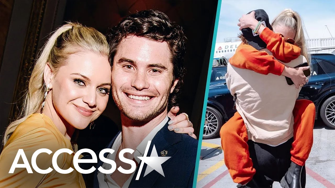 Kelsea Ballerini JUMPS Into Chase Stokes' Arms After Tour Surprise